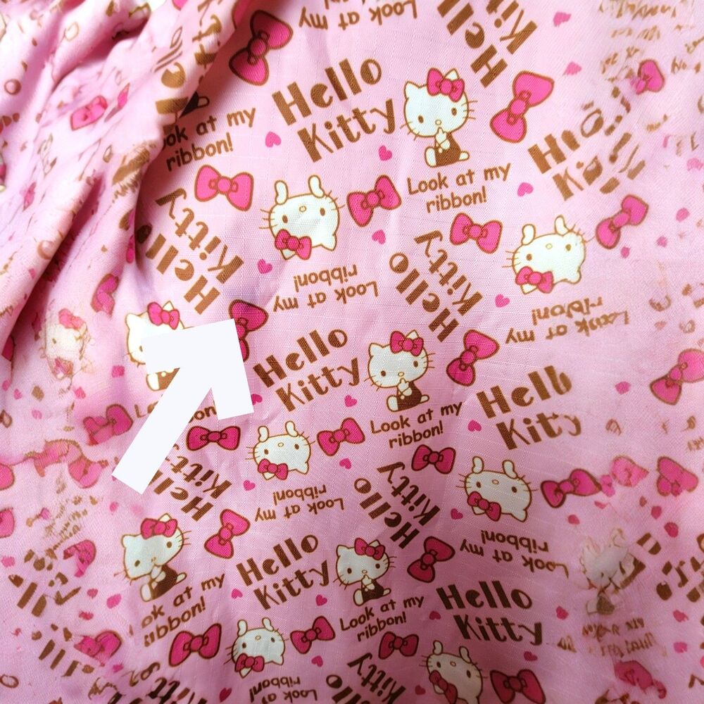 Hello Kitty Backpack School Bag Girls Sanrio All-Over Print Kidcore 2015 - Picture 5 of 9
